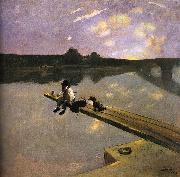 Jean-Louis Forain The Fisherman china oil painting reproduction